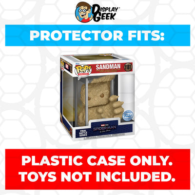 Funko POP! Deluxe Final Battle Series: Sandman #1181 Pop Protector Size CONFIRMED!