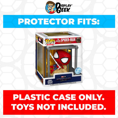Funko POP! Deluxe Final Battle Series: The Amazing Spider-Man #1186 Pop Protector Size CONFIRMED!