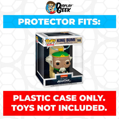 Funko POP! Deluxe King Bumi on Throne #1444 Pop Protector Size CONFIRMED!