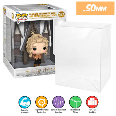 Funko POP! Deluxe Madam Rosmerta with The Three Broomsticks #157 Pop Protector Size CONFIRMED by Display Geek