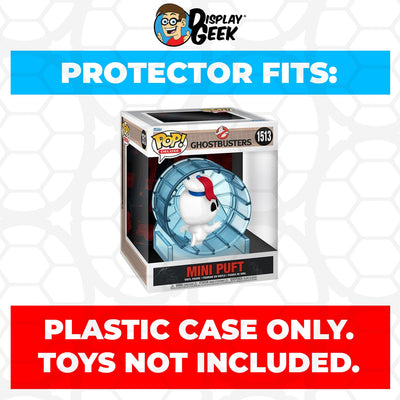 Funko POP! Deluxe Ghostbusters Frozen Empire Mini Puft #1513 Pop Protector Size Confirmed by Display Geek