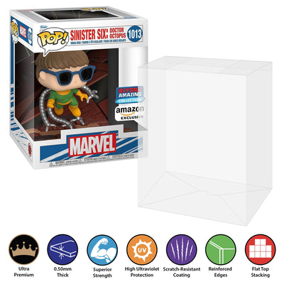 Funko POP! Deluxe Sinister Six: Doctor Octopus #1013 Pop Protector Size CONFIRMED by Display Geek