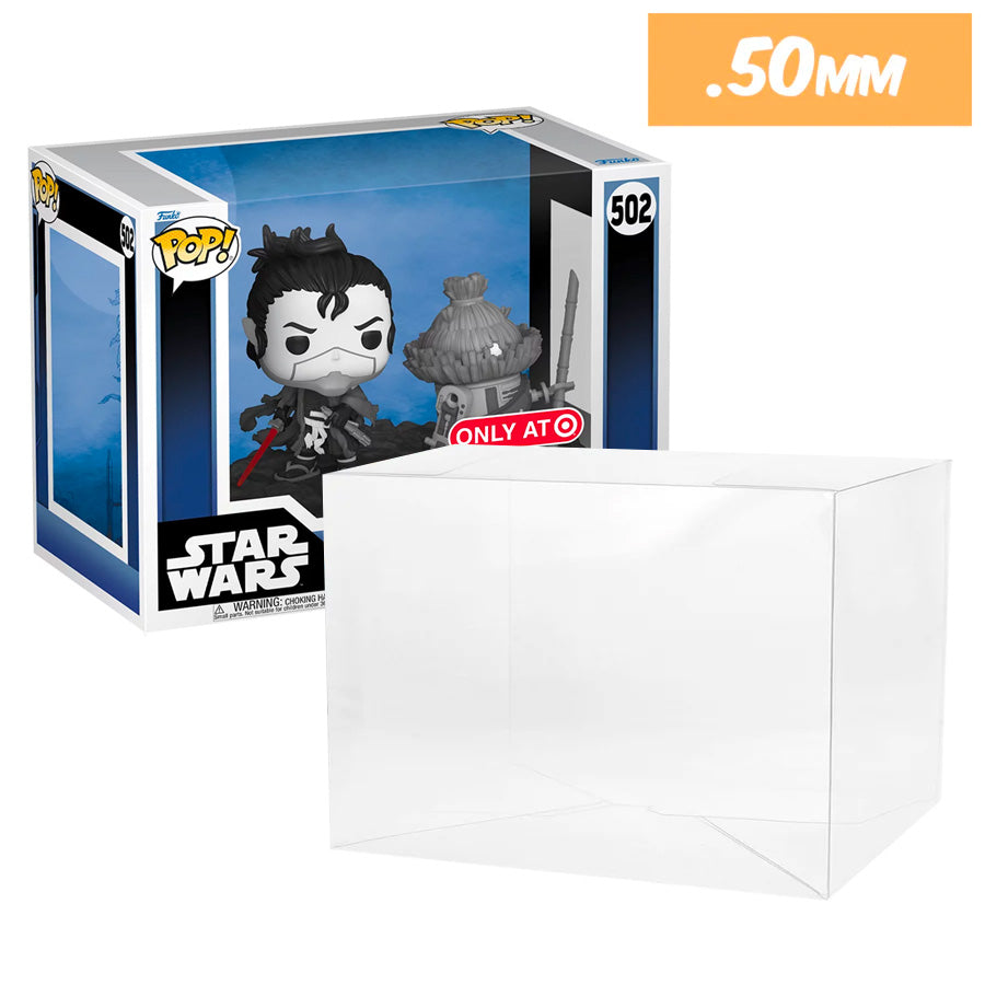 Funko POP! Deluxe The Ronin and B5-56 Glow in the Dark #502 Pop Protector Size CONFIRMED by Display Geek