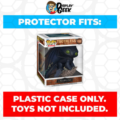 Funko POP! Deluxe Toothless #1792 Pop Protector Size CONFIRMED by Display Geek