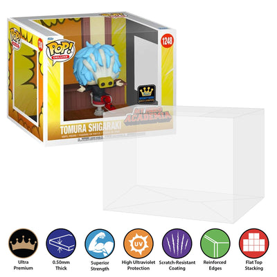 Funko POP! Deluxe Villain's Hideout: Tomura Shigaraki #1248 Pop Protector Size CONFIRMED by Display Geek