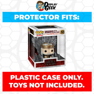 Funko POP! Deluxe Viserys on the Iron Throne #12 Pop Protector CONFIRMED by Display Geek