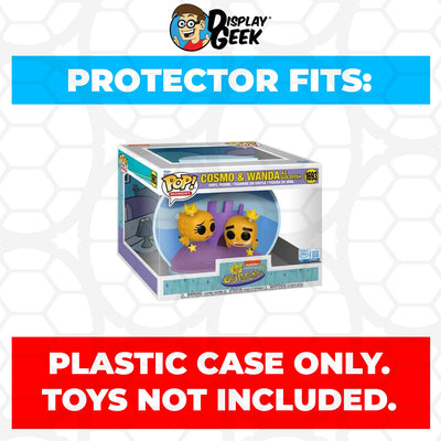 Funko POP! Moment The Fairly OddParents - Cosmo & Wanda as Goldfish #1693 Pop Protector Size CONFIRMED by Display Geek