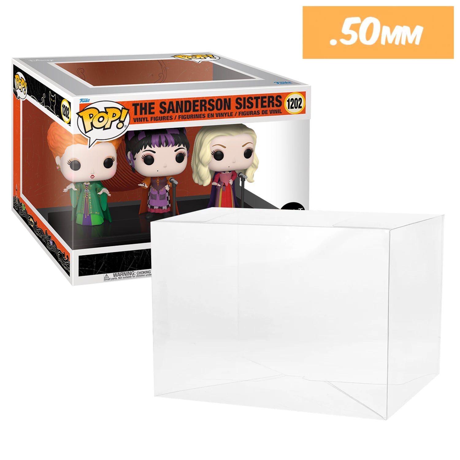 Funko POP! Moment The Sanderson Sisters Singing #1202 Pop Protector Si ...