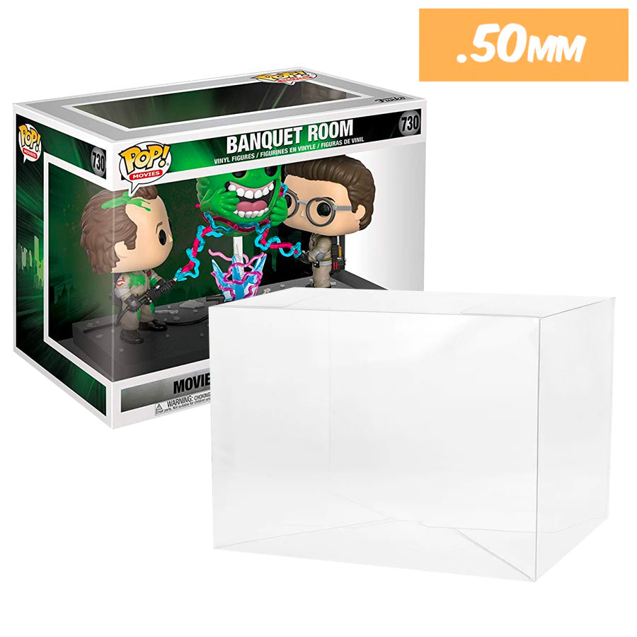 Funko POP! Movie Moments Ghostbusters Banquet Room #730 Pop Protector Size CONFIRMED by Display Geek