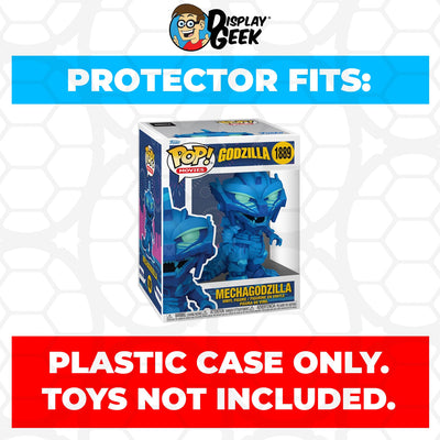 Funko POP! Premium Mechagodzilla Retro Futurism #1889 Pop Protector Size CONFIRMED by Display Geek