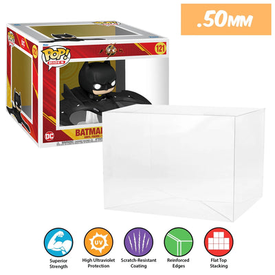 Funko POP! Rides Batman in Batwing #121 Pop Protector Size CONFIRMED!