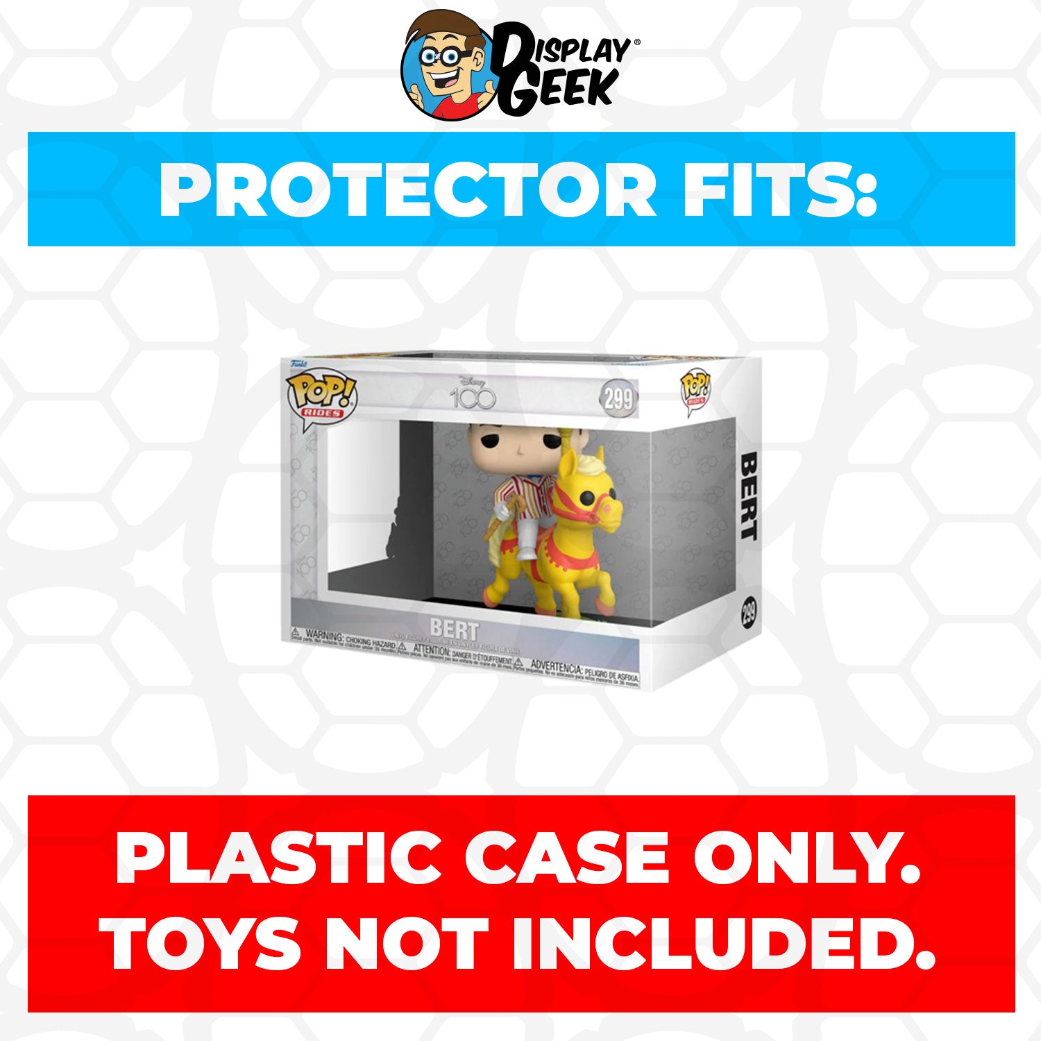 Funko POP! Rides Bert on Carousel Horse #299 Pop Protector Size ...