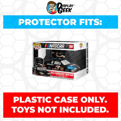 Funko POP! Rides Dale Earnhardt with Car #100 Pop Protector Size CONFIRMED!