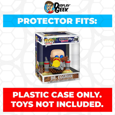 Funko POP! Rides Dr. Eggman #298 Pop Protector Size Confirmed by Display Geek