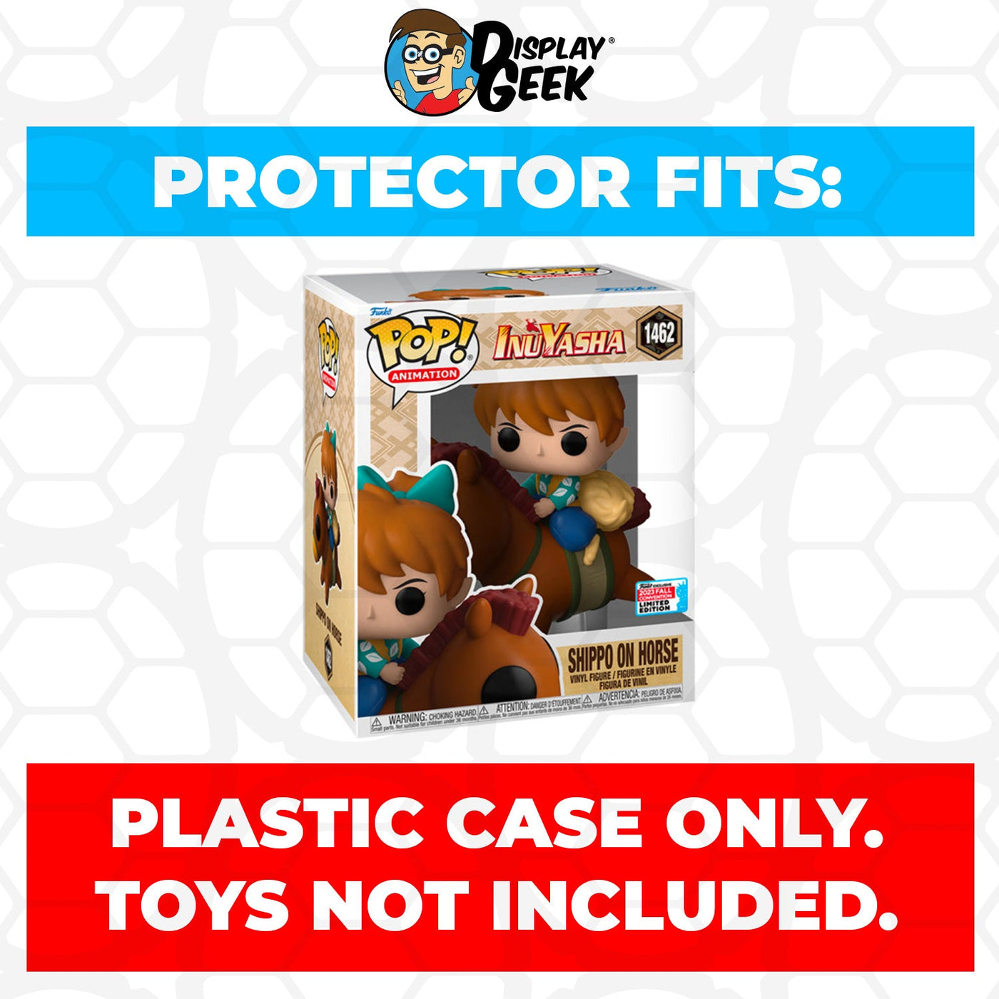 Funko POP! 6 inch InuYasha Shippo on Horse NYCC #1462 Super Size Pop Protector Size CONFIRMED!