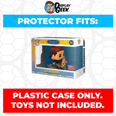 Funko POP! Rides Treasure Planet - Jim Hawkins CCXP #291 Pop Protector Size CONFIRMED by Display Geek