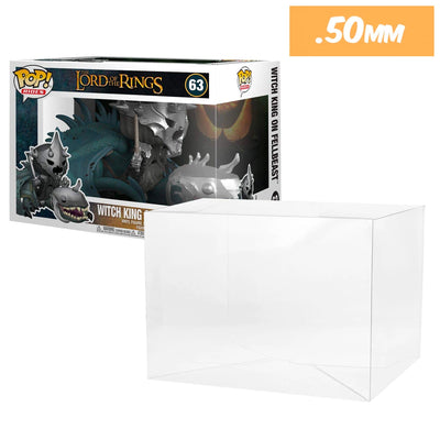 Funko POP! Rides Witch King on Fellbeast #63 Pop Protector Size CONFIRMED by Display Geek