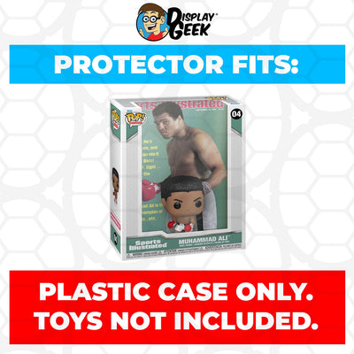 Funko POP! Sports Illustrated Muhammad Ali #04 Boxing Pop Protector Size CONFIRMED by Display Geek