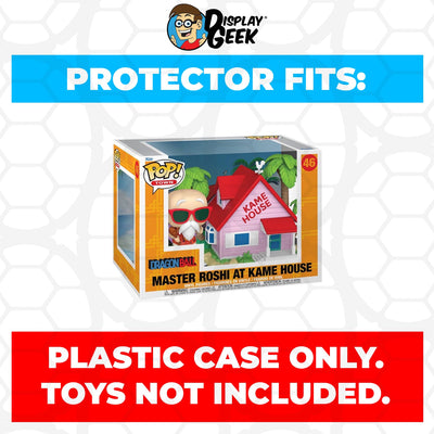 Funko POP! Town DBZ Master Roshi at Kame House #46 Pop Protector Size CONFIRMED by Display Geek