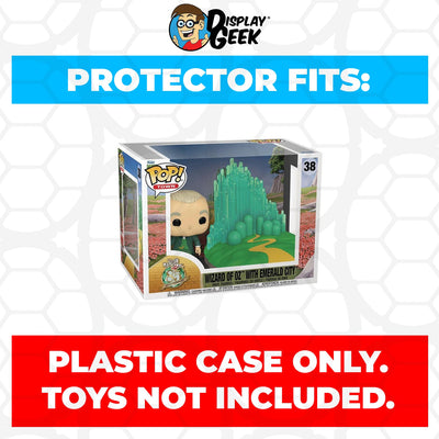 Funko POP! Town Wizard of Oz with Emerald City #38 Pop Protector Size CONFIRMED by Display Geek