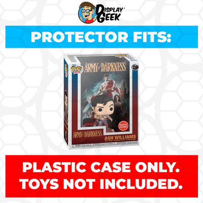 Funko POP! VHS Covers Army of Darkness - Ash Williams #20 Pop Protector Size CONFIRMED by Display Geek