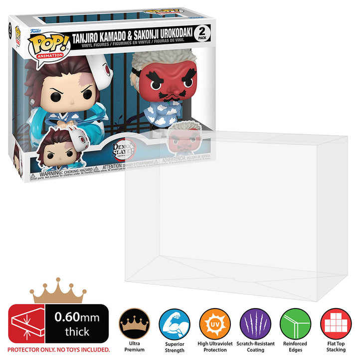 Funko POP 20体セット(バラ売り不可):全てプロテクター付き 0.60mm-thick-pop-protector-for