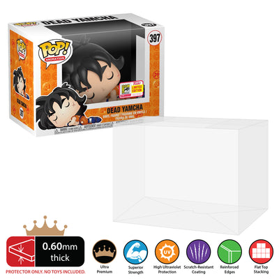 4 INCH SIDEWAYS Pop Protectors for Funko (0.60mm thick, UV & Scratch Resistant) 4.5h x 6.25w x 3.5d