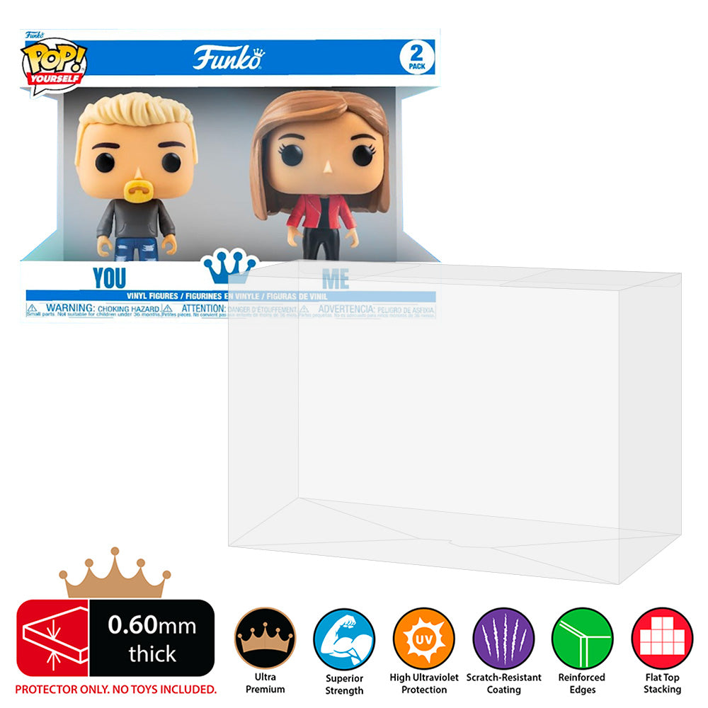 POP Yourself 2-Pack - Funko Pop Protectors (0.60mm UV Resistant