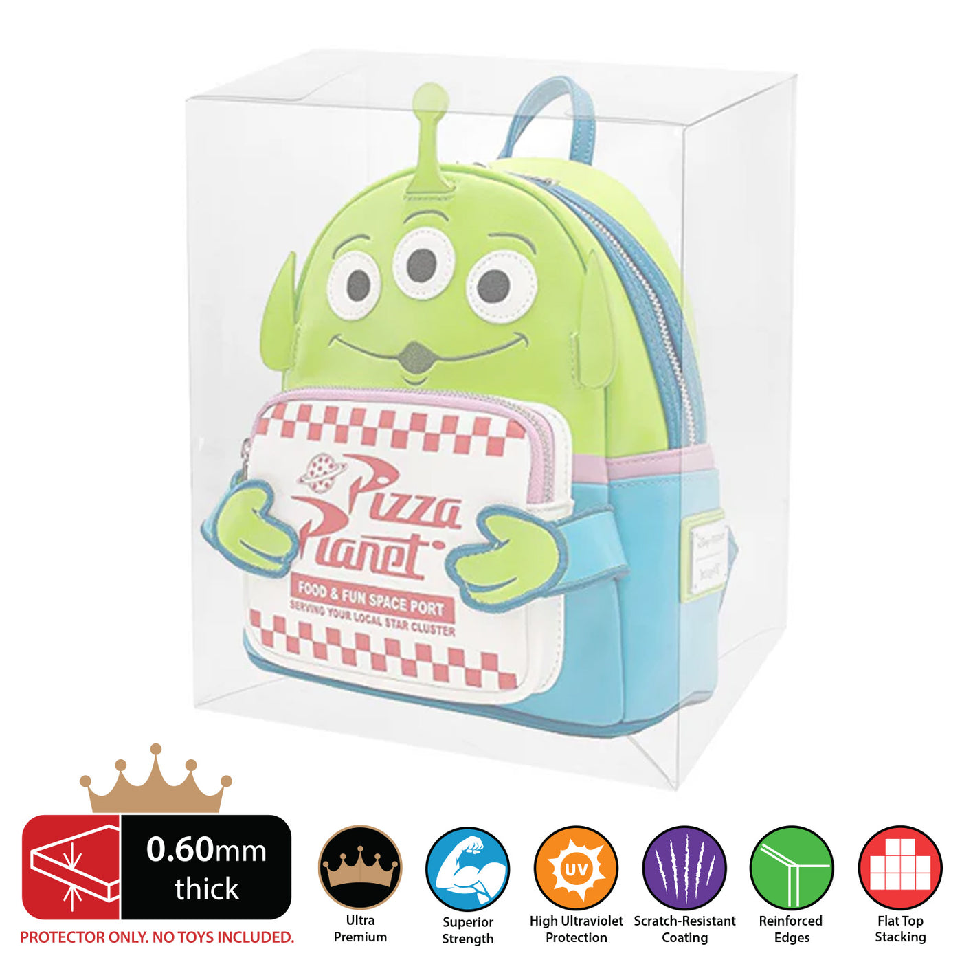 funko pop mini backpacks Pop Protector for 10 inch Monkey D. Luffy with Meat #1945 Jumbo Size Funko Pop