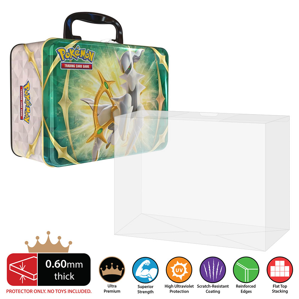 POKEMON TCG Collector Chest Tin Protectors (0.60mm thick, UV & Scratch | Display Geek, Inc. POKEMON TCG Collector Chest Tin Protectors (0.60mm thick, UV & Scratch | Display Geek, Inc.