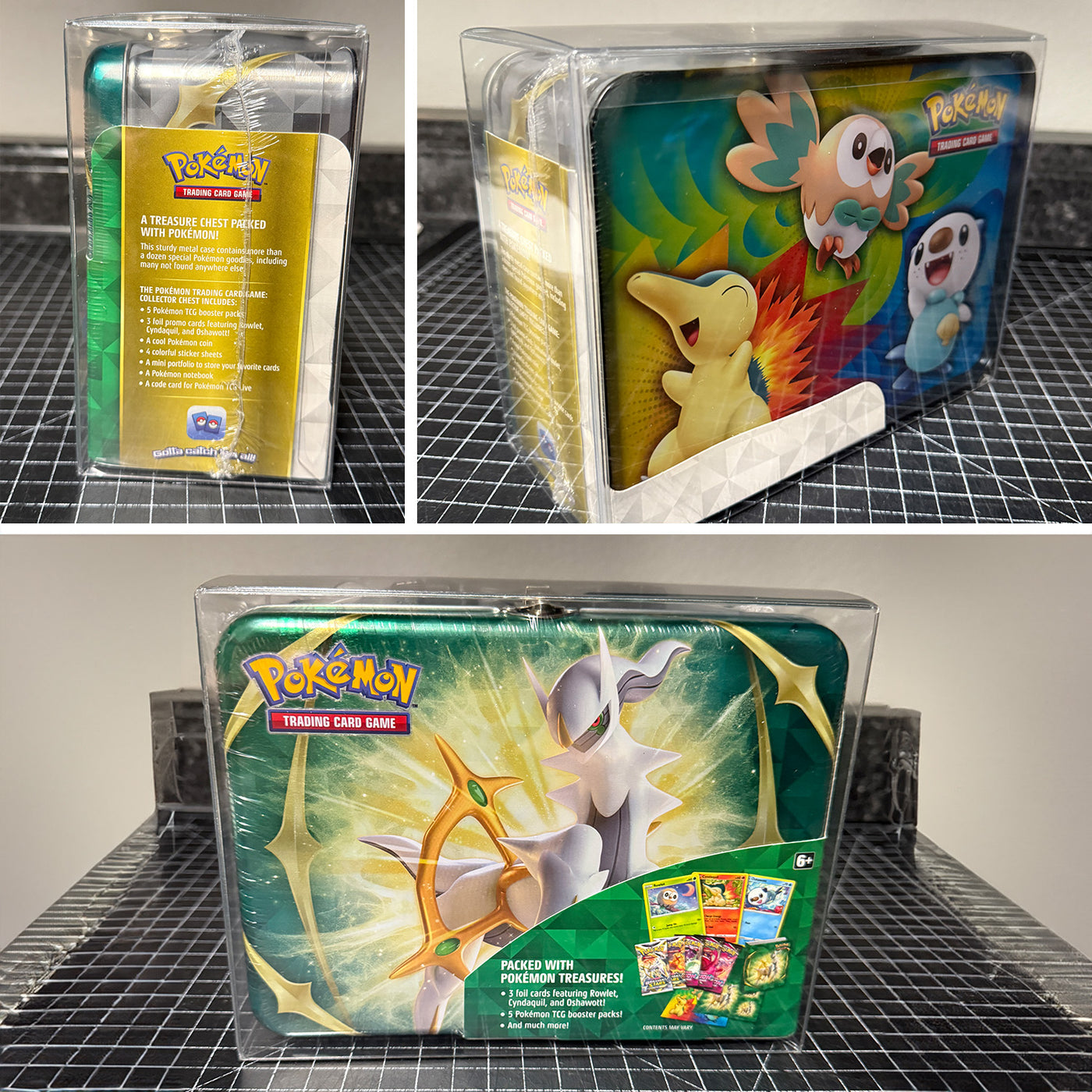 POKEMON TCG Collector Chest Tin Protectors (0.60mm thick, UV & Scratch