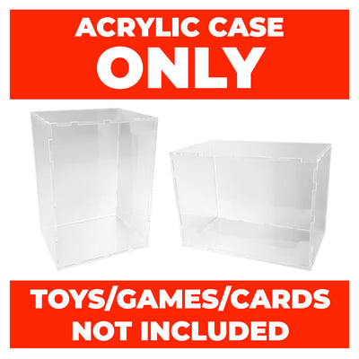 Acrylic Case Only - 3.0mm thick UV resistant Pop Fortress Custom Acrylic Hard Case Armor for Funko Pop Grail Boxes Exclusive to Display Geek on The Protector Guide App