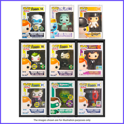 1 x GRAIL KUBBIE BLACK (3x2) - In Box Display Case for Funko Pops in Acrylic Hard Stack Armor (Cardboard)