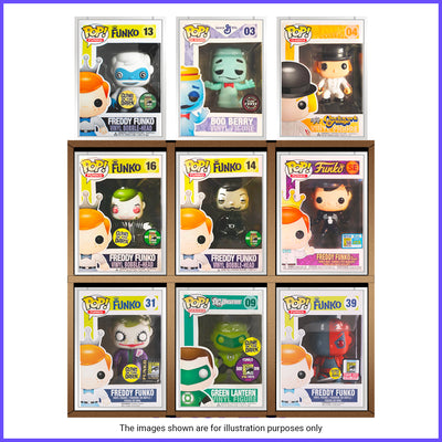 1 x GRAIL KUBBIE BROWN (3x2) - In Box Display Case for Funko Pops in Acrylic Hard Stack Armor (Cardboard)