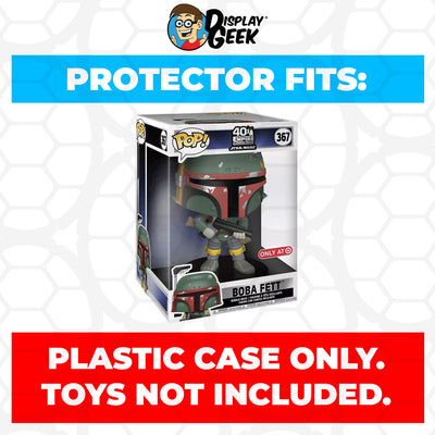Pop Protector for 10 inch Boba Fett #367 Jumbo Funko Pop on The Protector Guide App by Display Geek