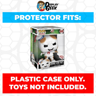 Pop Protector for 10 inch Burnt Stay Puft #849 Jumbo Funko Pop on The Protector Guide App by Display Geek
