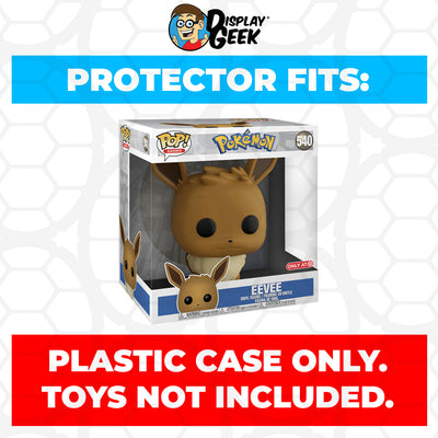 Pop Protector for 10 inch Eevee #540 Jumbo Funko Pop on The Protector Guide App by Display Geek