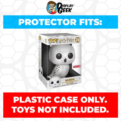 Pop Protector for 10 inch Hedwig #70 Jumbo Funko Pop on The Protector Guide App by Display Geek