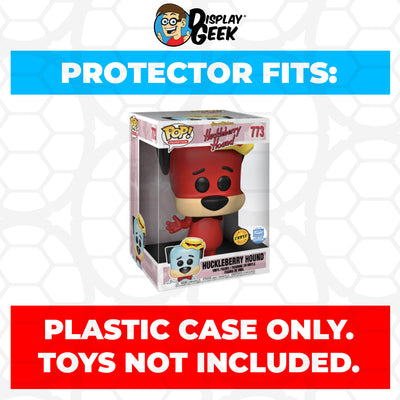 Pop Protector for 10 inch Huckleberry Hound Red Chase #73 Jumbo Funko Pop on The Protector Guide App by Display Geek