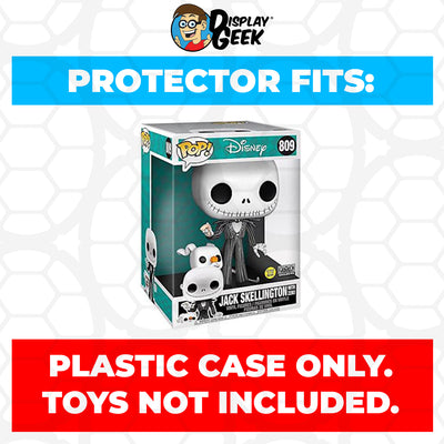 Pop Protector for 10 inch Jack Skellington with Zero #809 Jumbo Funko Pop on The Protector Guide App by Display Geek