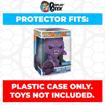 Pop Protector for 10 inch Kong Neon City Lights #1016 Jumbo Funko Pop on The Protector Guide App by Display Geek