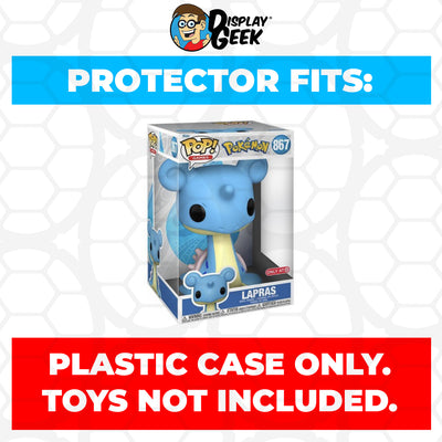 Pop Protector for 10 inch Lapras #867 Jumbo Funko Pop on The Protector Guide App by Display Geek