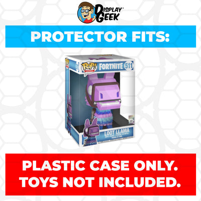 Pop Protector for 10 inch Loot Llama #511 Jumbo Funko Pop on The Protector Guide App by Display Geek