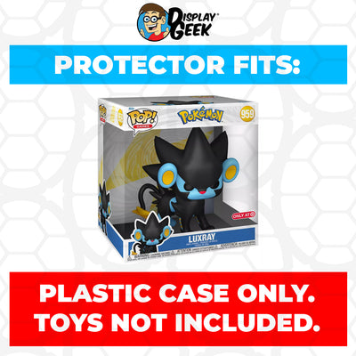 Pop Protector for 10 inch Pokemon Luxray #959 Jumbo Funko Pop on The Protector Guide App by Display Geek