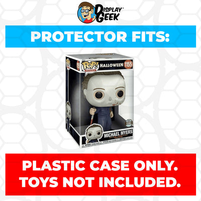 Pop Protector for 10 inch Michael Myers #1155 Jumbo Funko Pop on The Protector Guide App by Display Geek