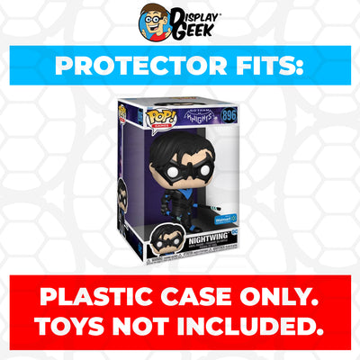 Pop Protector for 10 inch Nightwing #896 Jumbo Funko Pop on The Protector Guide App by Display Geek