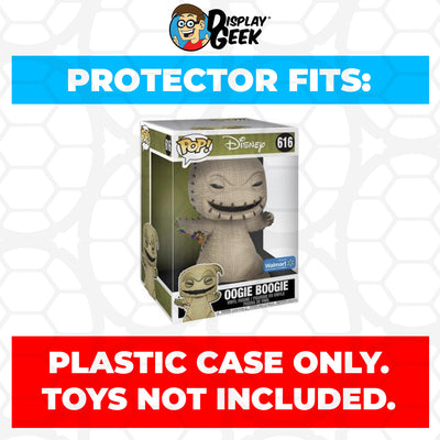 Pop Protector for 10 inch Oogie Boogie #616 Jumbo Funko Pop on The Protector Guide App by Display Geek