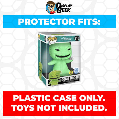 Pop Protector for 10 inch Oogie Boogie Glow in the Dark #810 Jumbo Funko Pop on The Protector Guide App by Display Geek