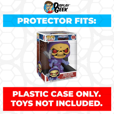 Pop Protector for 10 inch Skeletor #998 Jumbo Funko Pop on The Protector Guide App by Display Geek