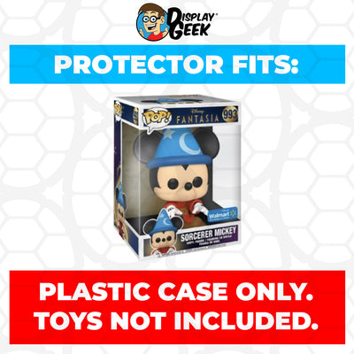 Pop Protector for 10 inch Sorcerer Mickey #993 Jumbo Funko Pop on The Protector Guide App by Display Geek